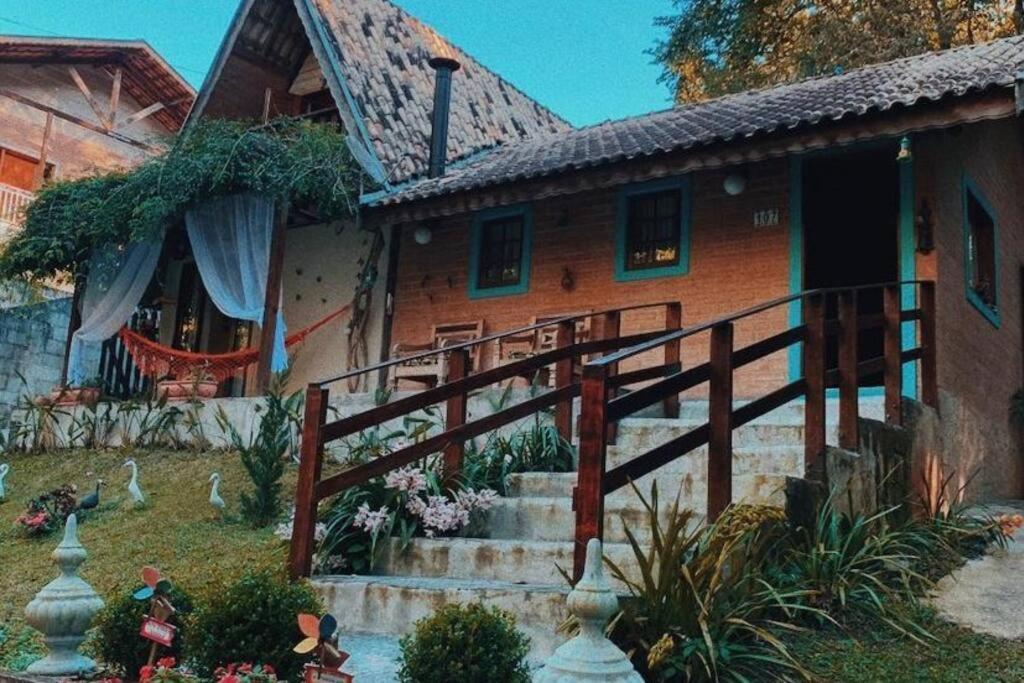 Casa Aconchegante Na Serra. Santo Antônio do Pinhal Exterior foto